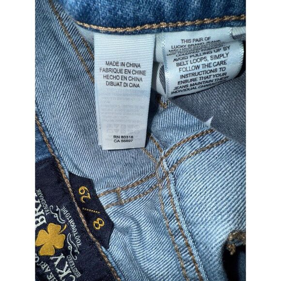 Vintage Lucky Brand Bridgette Capri Crop Jeans Size 8/29 - Picture 7 of 13